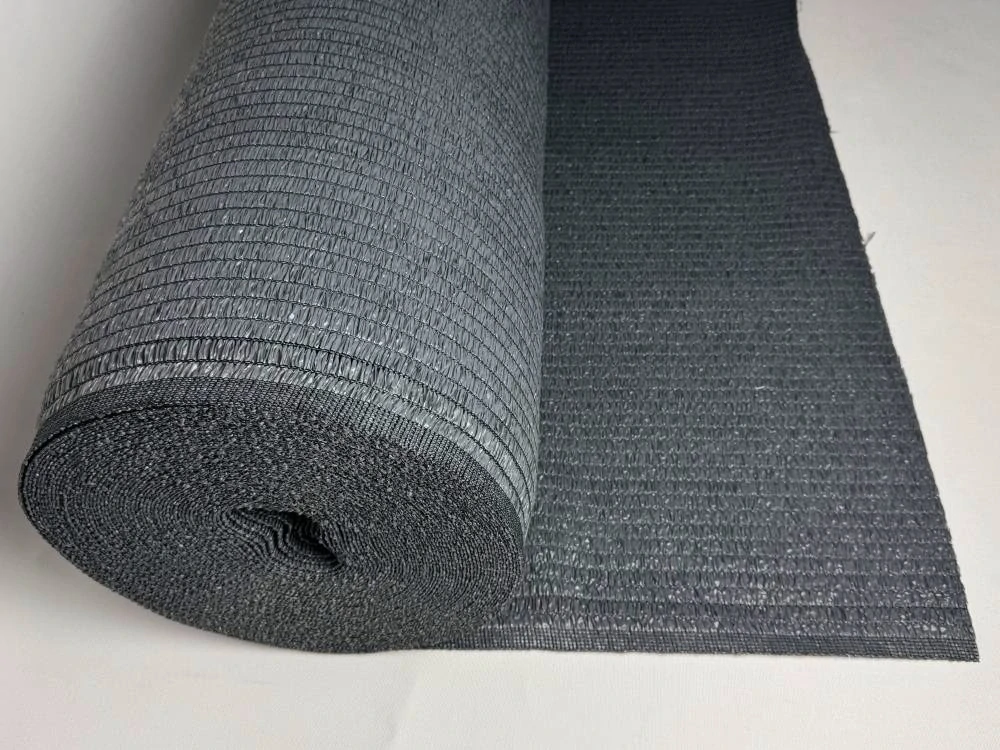 Stínící tkanina SuperPloteS 100%, výška 1,0 m - tmavě šedá