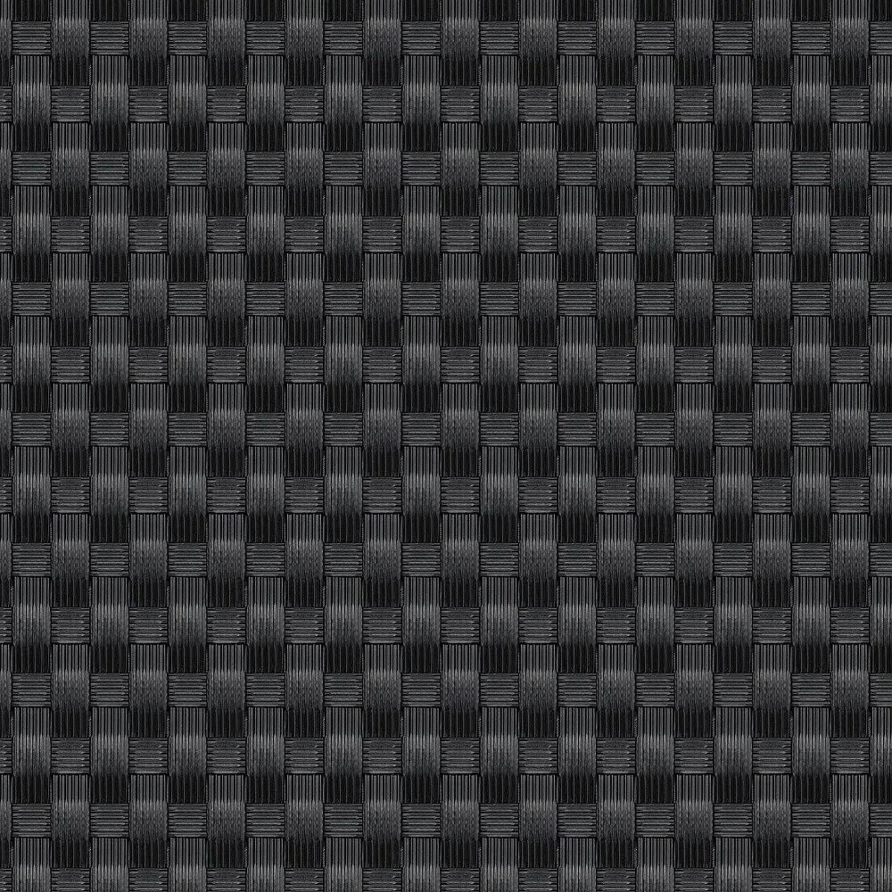 Ratanový opravný pásek - černá, 10m