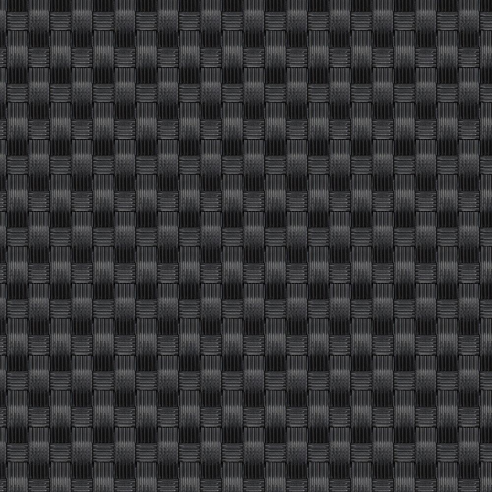 Ratanový plotový stínící pás - černá, 19cm x 2,55m