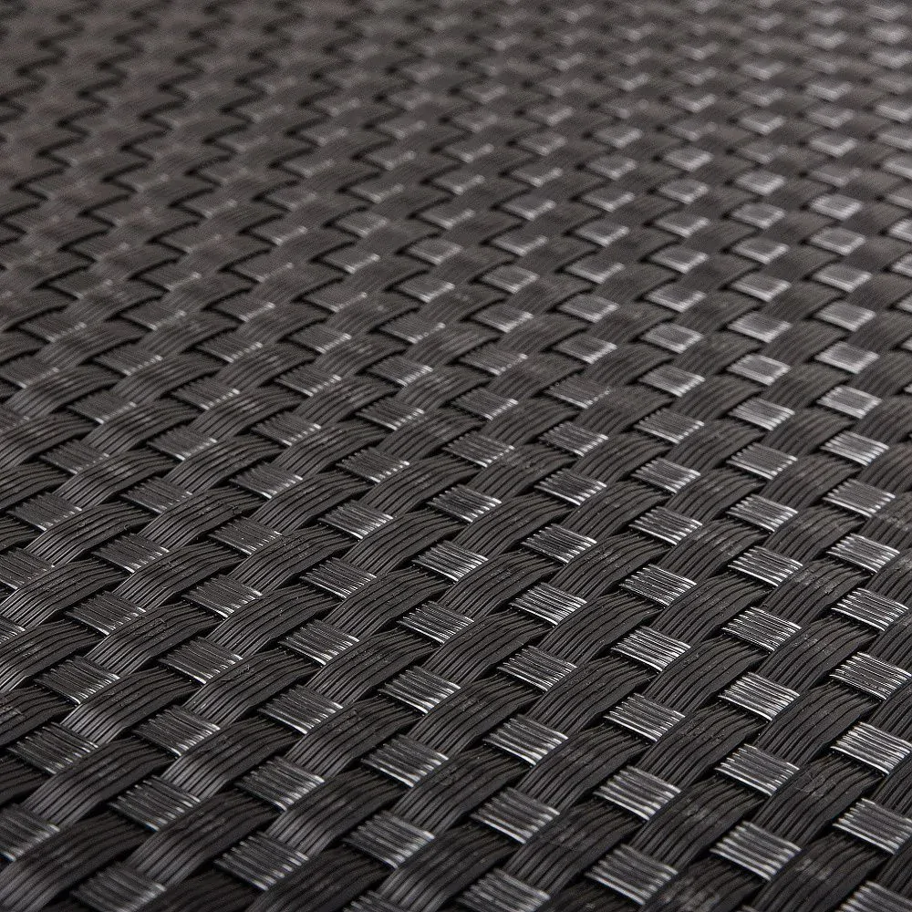 Ratanový opravný pásek - černá, 10m