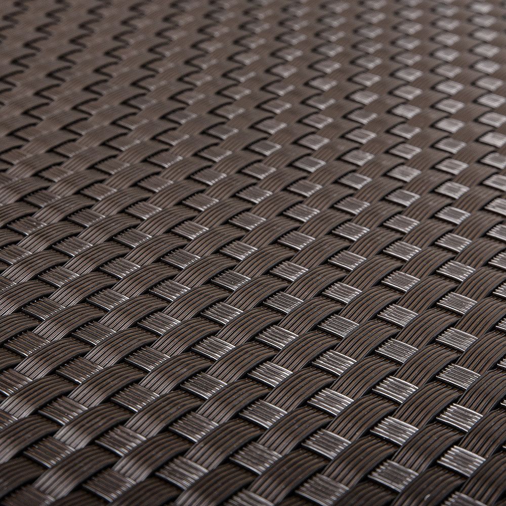 Ratanový plotový stínící pás - tmavě hnědá, 19cm x 2,55m