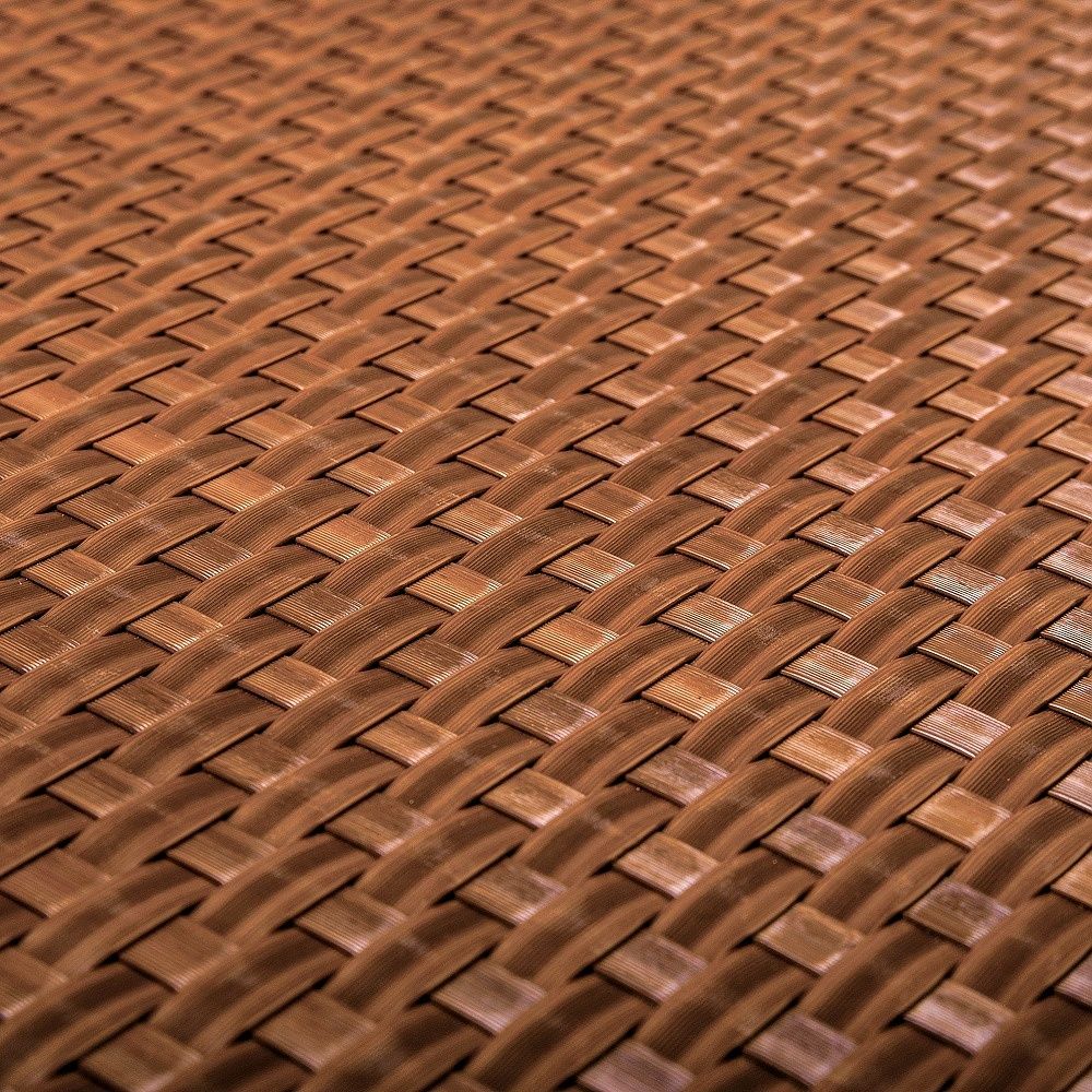 Ratanový plotový stínící pás - medově hnědá, 19cm x 2,55m