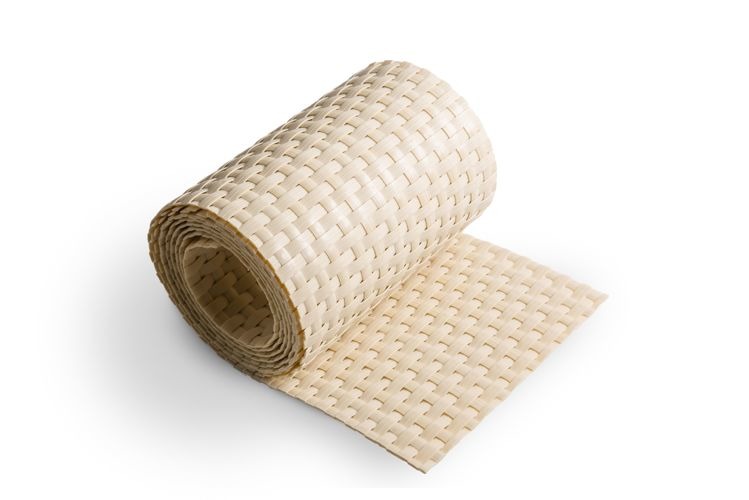 Ratanový plotový stínící pás - béžová, 19cm x 2,55m