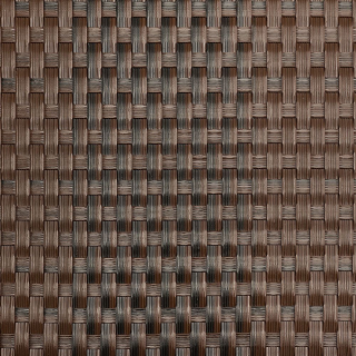 Umělý ratan - černo-hnědá, výška 1 m