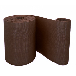 Tkaný textilní pás - čokoládově hnědý, 19cm x 28m